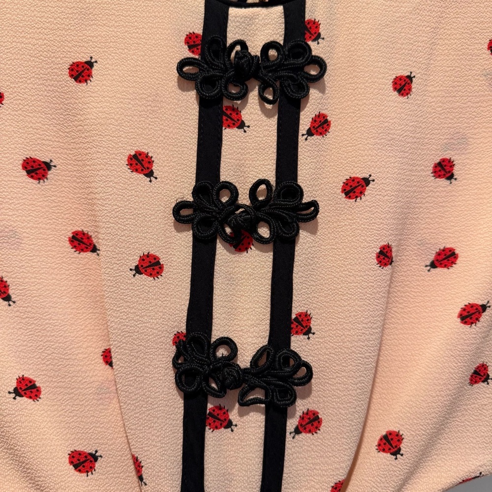 Valfre Ladybug 🐞 print dress pink - Picture 3 of 6
